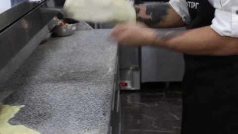 Cooking pizza Stock Footage 135076039