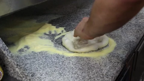 Cooking pizza Stock Footage 135076041