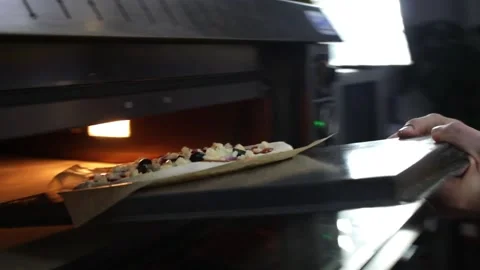 Cooking pizza Stock Footage 135076056