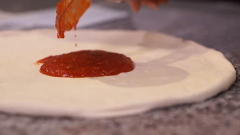 Cooking pizza in the oven Stock Footage 112755399