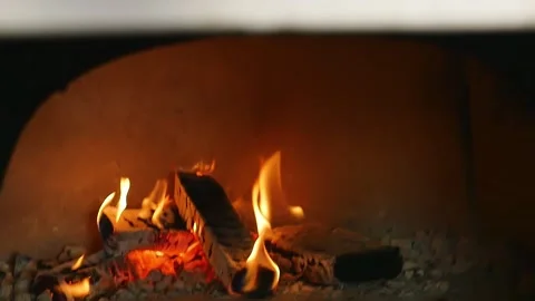 Cooking pizza in the oven Stock Footage 151918609