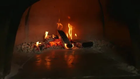 Cooking pizza in the oven Stock Footage 151918616