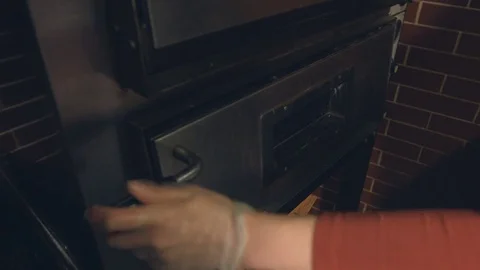 Cooking of pizza. Slow motion. Stock Footage 84178755
