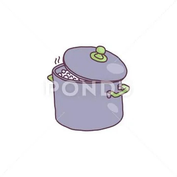 isolated water pot with design vector illustration Stock Vector