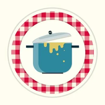 Cooking pot Stock Illustration