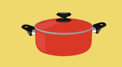 Cooking Pot Illustrazione stock