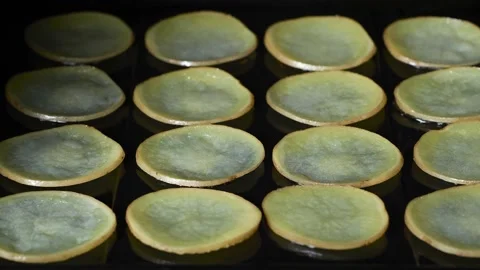 Cooking potato chips in timelapse 動画素材 208672020