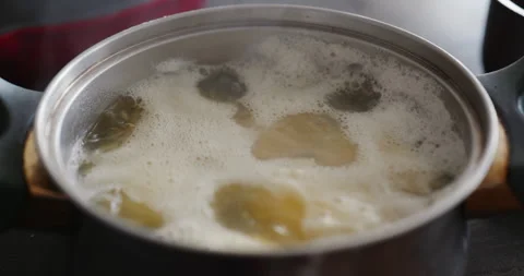 Cooking potatoes Stock Footage 240576195