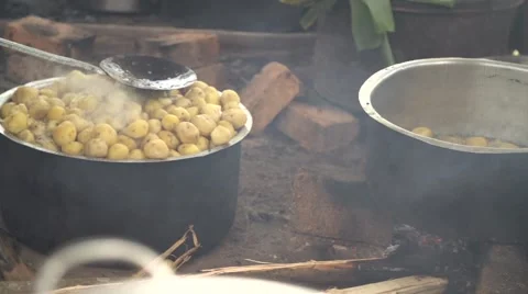 Cooking Pots, Uganda Stock Footage 40919996