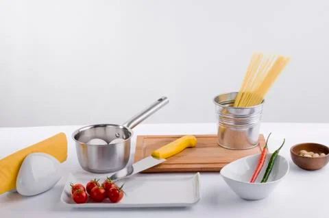 Cooking preparation Stockfoto's