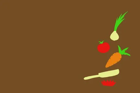 Cooking process illustration. Stock Illustration