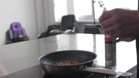 Cooking A Pumpkin Dish Stock Footage 136040928
