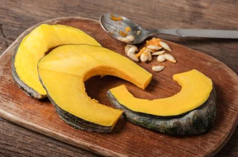 Cooking the pumpkin Stock Photos