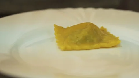 Cooking ravioli by hand Stock Footage 86853490