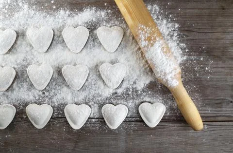 Cooking ravioli Stock Photos