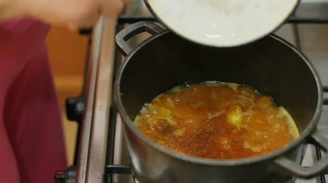 Cooking rice 5. 스톡 동영상 637266