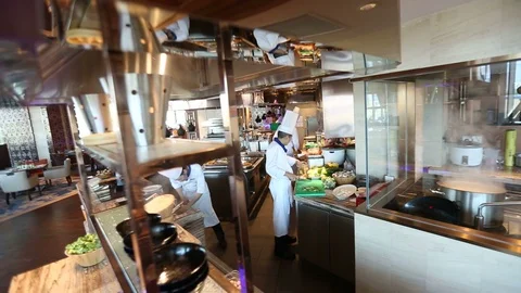 Cooking room Video stock 126954856