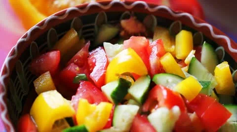 Cooking salad Stock-Footage 11150870