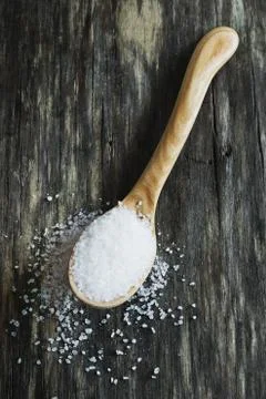Cooking salt Stock Photos