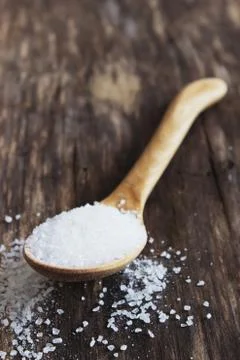 Cooking salt Stock Photos