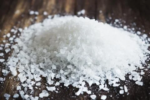 Cooking salt Stock Photos