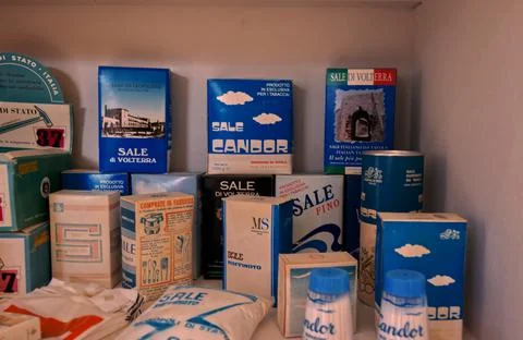 Cooking salt. Foto stock