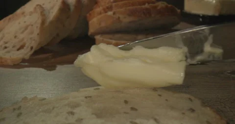 Cooking sandwich with butter for breakfast. Stock Footage 148354792