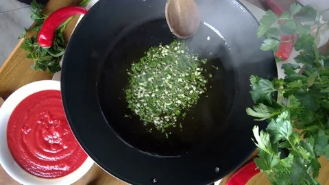 Cooking Sauce Video stock 74398695