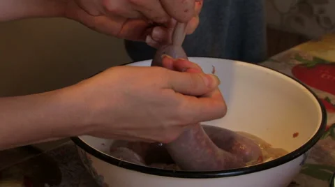 Cooking sausage  Video stock 960543