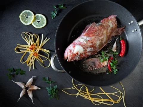 Cooking Scorpionfish Фото