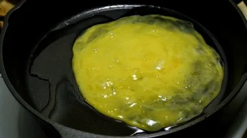 Cooking Scrambled Eggs 1 Stock Footage 86156212