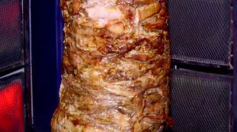 Cooking shawarma Stock Footage 40815779