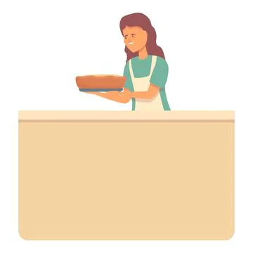 Cooking show icon cartoon vector. Online cook Stock Illustration