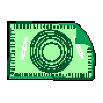 Cooking silicone baking mat pixel art vector illustration Stock Illustration