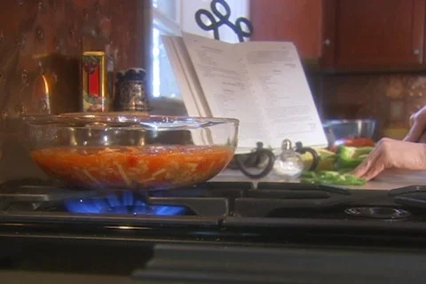 Cooking Soup   Stock Footage 753277