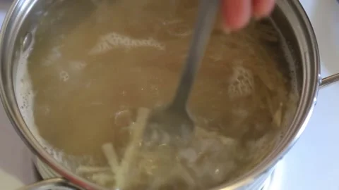 COOKING SPAGHETTI Stock Footage 155653371