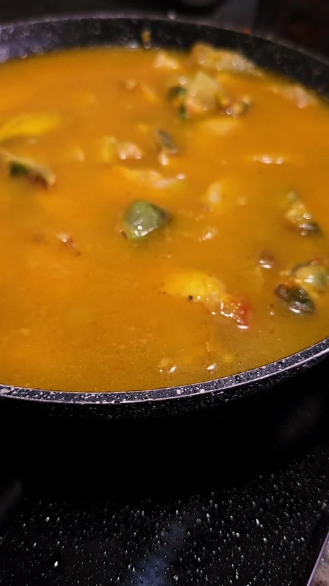 Cooking spanish paella on pan. Stock Footage 344967626