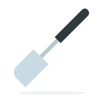 Cooking spatula for mixing vector flat isolated Stock Illustration