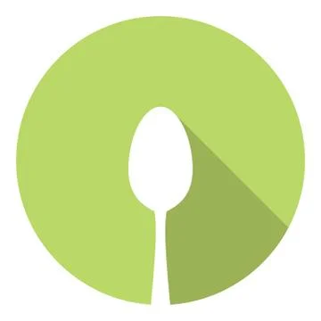 Cooking Spoon Symbol Stock Illustration