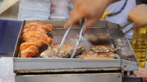 Cooking Steak 스톡 동영상 50114946