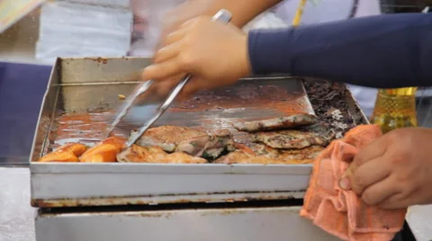 Cooking Steak 스톡 동영상 50115411