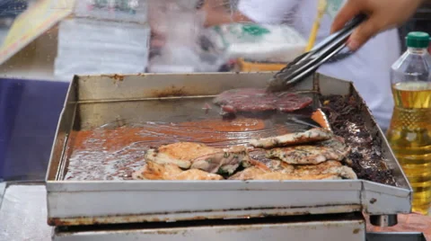 Cooking Steak 스톡 동영상 50116177