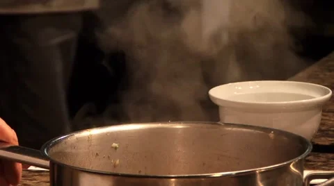 Cooking Steam Video stock 44377177