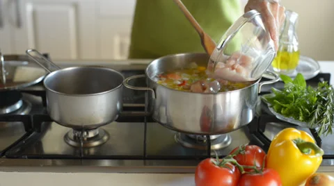 Cooking stew series 3 from 3 Stock Footage 38572020