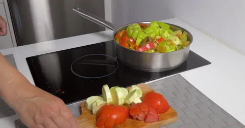 Cooking Stew Vegetables Video stock 61872258