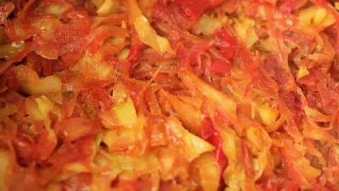 Cooking stewed vegetables with steam 스톡 동영상 237322208