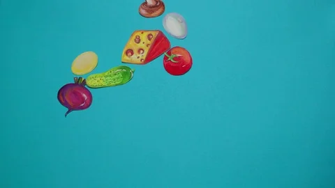 Cooking stop motion. 02 Stock Footage 73955613