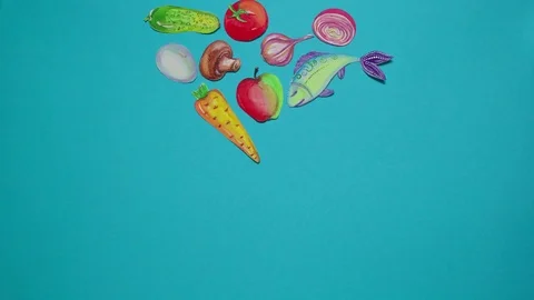 Cooking stop motion. Stock Footage 73955532