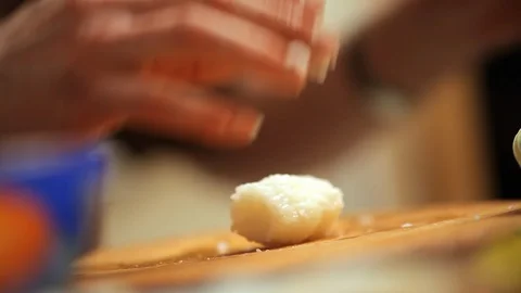 Cooking a sushi at home Stock Footage 99790361