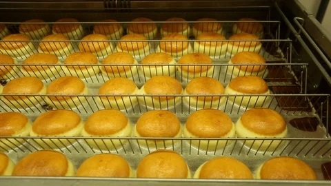 Cooking sweet donuts Stock Footage 105080218